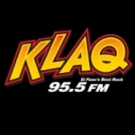 Logo da emissora KLAQ 95.5 FM