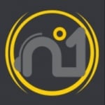 Logo da emissora Rádio Número 1