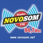 Logo da emissora Novo Som Gospel
