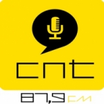 Logo da emissora Rádio CNT 87.9 FM