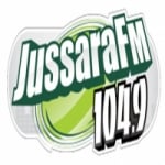 Logo da emissora Rádio Jussara 104.9 FM