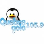 Logo da emissora Rádio Comunitária Quebra Gelo 105.9 FM