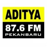 Logo da emissora Radio Aditya 87.6 FM