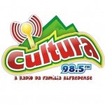 Logo da emissora Rádio Cultura 98.5 FM