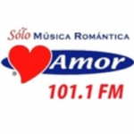 Logo da emissora Radio Amor 100.1 FM