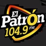 Logo da emissora Radio El Patrón 104.9 FM