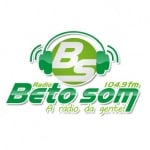 Logo da emissora Rádio Beto Som 104.9 FM