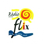 Logo da emissora Radio Flix 107.4 FM