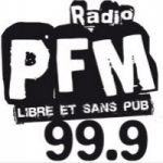 Logo da emissora Radio PFM 99.9 FM