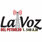 Logo da emissora Radio La Voz del Petróleo 1540 AM