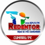 Logo da emissora Rádio Redentor 104.9 FM