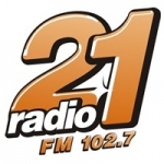 Logo da emissora Radio 21 102.7 FM