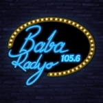 Logo da emissora Baba Radio 105.6 FM