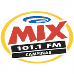 Logo da emissora Rádio Mix 101.1 FM