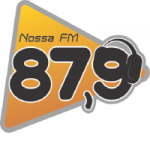 Logo da emissora Rádio Nossa 87.9 FM