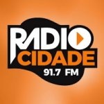 Logo da emissora Rádio Cidade Litoral 91.7 FM