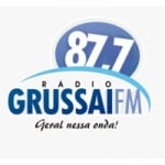 Logo da emissora Rádio Grussaí 87.7 FM