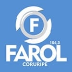 Logo da emissora Rádio Farol 104.3 FM