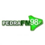 Logo da emissora Rádio Pedra 98.7 FM