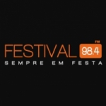 Logo da emissora Rádio Festival 98.4 FM