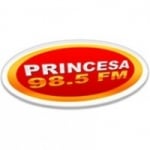 Logo da emissora Rádio Princesa 98.5 FM