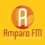 Logo da emissora Rádio Amparo 98.1 FM