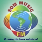 Logo da emissora Som Music FM