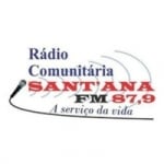 Logo da emissora Rádio Santana 87.9 FM