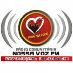 Logo da emissora Rádio Nossa Voz 104.9 FM