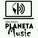 Logo da emissora Rádio Planeta Music