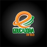 Logo da emissora Rádio Educadora 104.9 FM