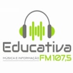 Logo da emissora Rádio Educativa 107.5 FM