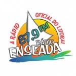 Logo da emissora Rádio Enseada 87.9 FM