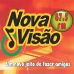 Logo da emissora Rádio Nova Visão 87.5 FM