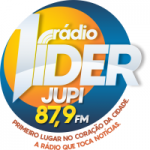 Logo da emissora Rádio Lider Jupi 87.9 FM