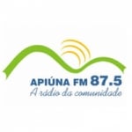 Logo da emissora Rádio Apiúna 87.5 FM