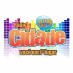 Logo da emissora RÃ¡dio Cidade 87.9 FM