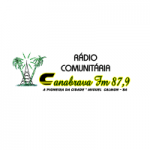 Logo da emissora Rádio Canabrava 87.9 FM