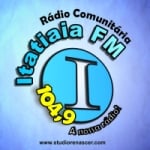 Logo da emissora Rádio Itatiaia 104.9 FM