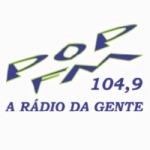 Logo da emissora Rádio Pop 104.9 FM