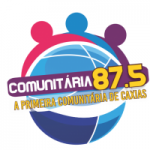 Logo da emissora Rádio Comunitária FM Caxias