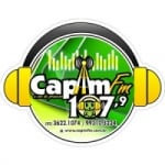 Logo da emissora Rádio Capim FM 107.9