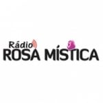 Logo da emissora Rádio Rosa Mística