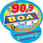 Logo da emissora Rádio Super Boa 90.9 FM