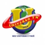 Logo da emissora Rádio Universo 104.9 FM