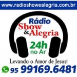 Logo da emissora Rádio Show e Alegria