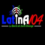 Logo da emissora Radio Latina 104 FM