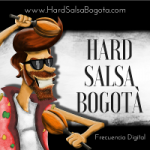 Logo da emissora Radio Hard Salsa Bogotá