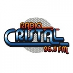 Logo da emissora Radio Cristal 96.9 FM