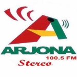 Logo da emissora Radio Arjona Stereo 100.5 FM